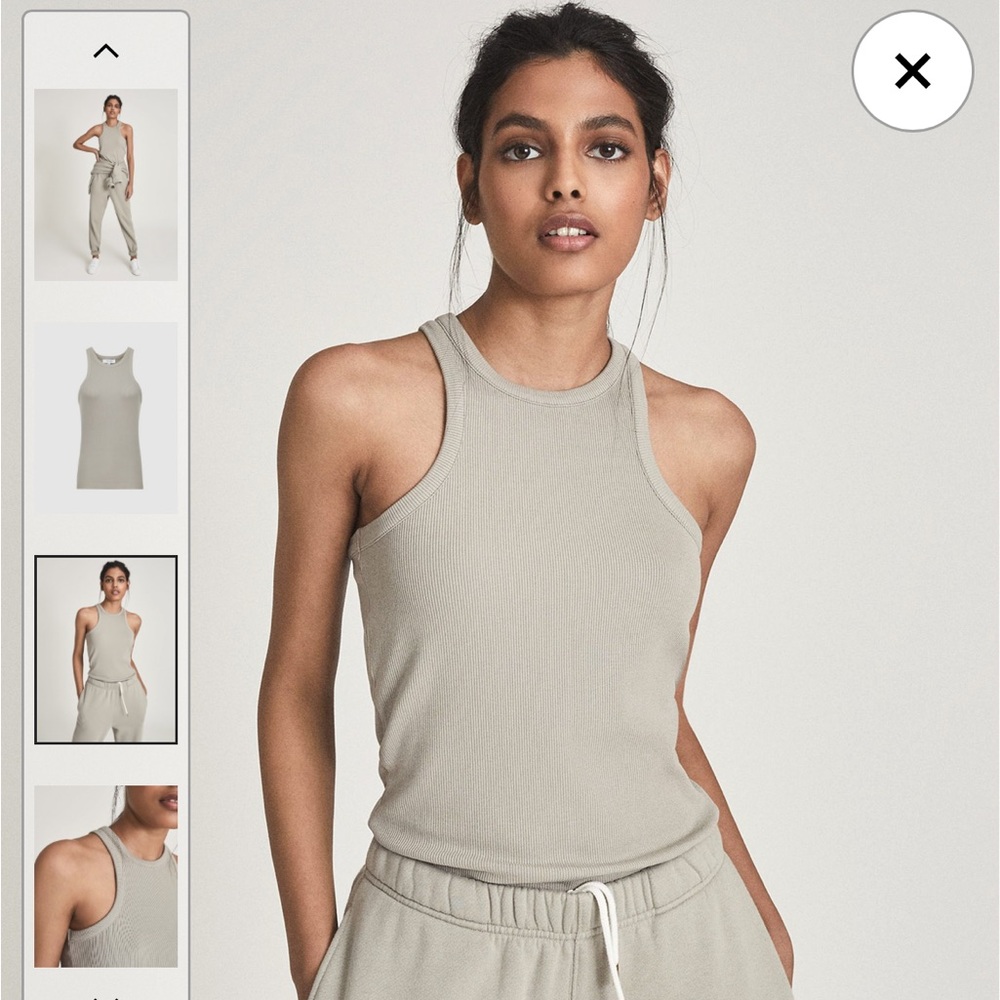 Reiss Mirabel Racer Tank stop NWT